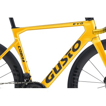 Gusto Cobra EVO Shimano 105 - Amarelo Dourado